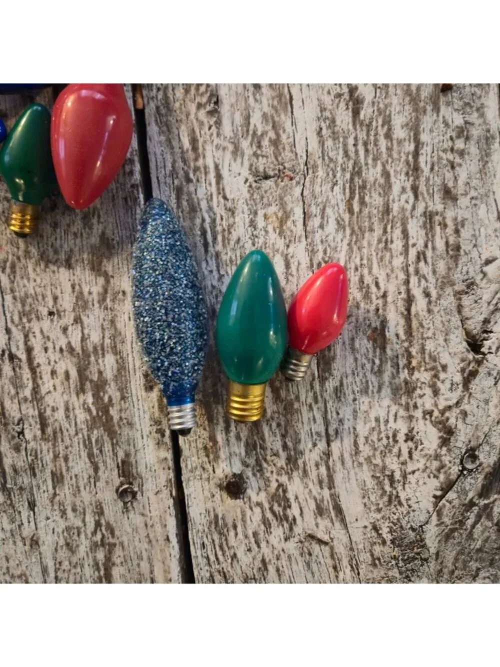 Vintage Christmas Light Bulbs 59 Multi Color For Crafting untested c7 c9 & more